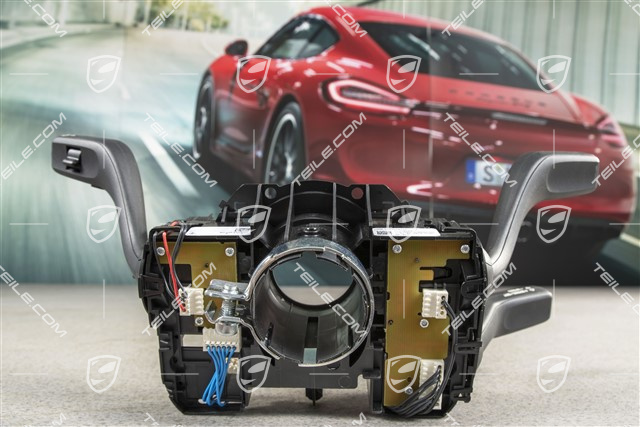 Steering column switch with cruise control and headlight cleaning system, without voice control