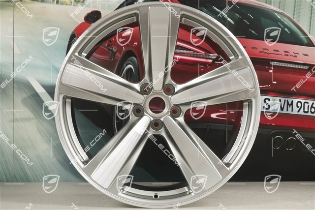 21" Felge "Exclusive Sport Design", 10J x 21 ET 19, platinsilber