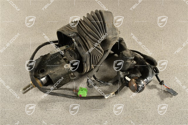 Trailer coupling with wiring harness, electrically retractable, NKPL