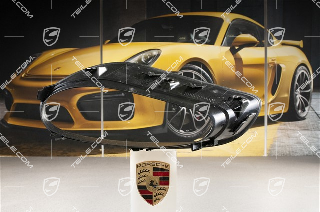 Wlot powietrza, czarny, Turbo, L