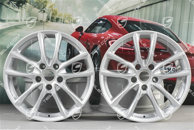 19" Felgensatz Panamera S, 9J x 19 ET64 + 10,5J x 19 ET62