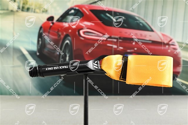 Recovery lug / Tow strap  front Yellow / Manthey kit