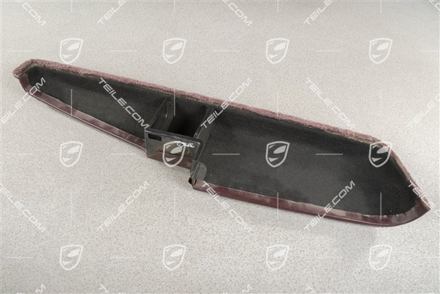 Schowek / kieszeń tapicerki drzwi, dywan / skóropodobny, Wine red, R