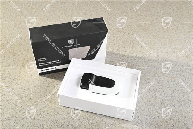 Ignition starter switch, lacquered, white, KESSY / Entry and Drive