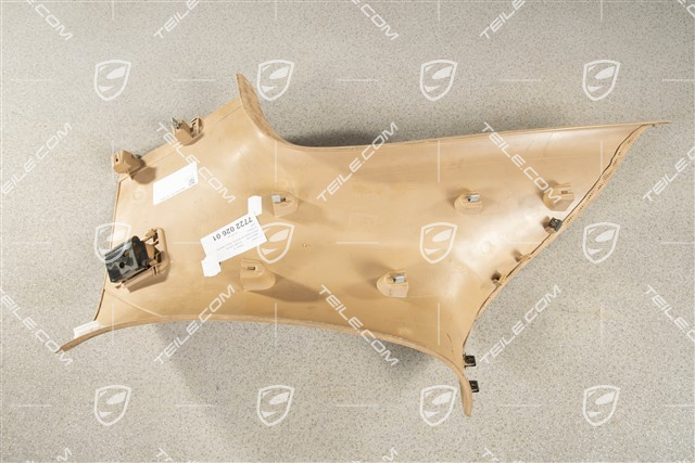 Tapicerka słupka-D, Alcantara Sand beige, L
