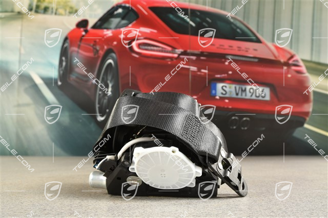 Sicherheitsgurt, schwarz, Front, L