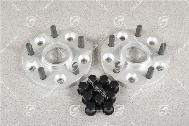 Distanzscheiben / Spurverbreitungssatz, Distanzring 17 mm, inkl. Radmutter