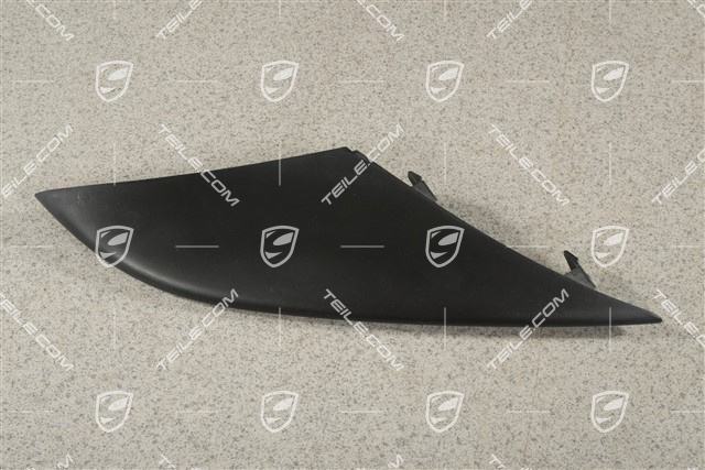 Front bumper disc / trim, Upper, Black, R