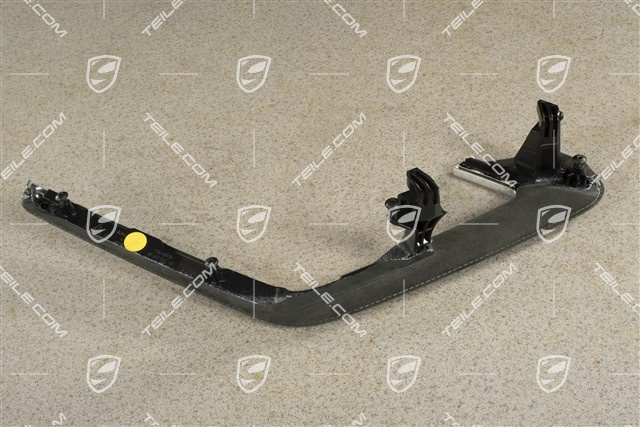 Zuziehgriff, Alcantara, Schwarz-Rhodiumsilber, R