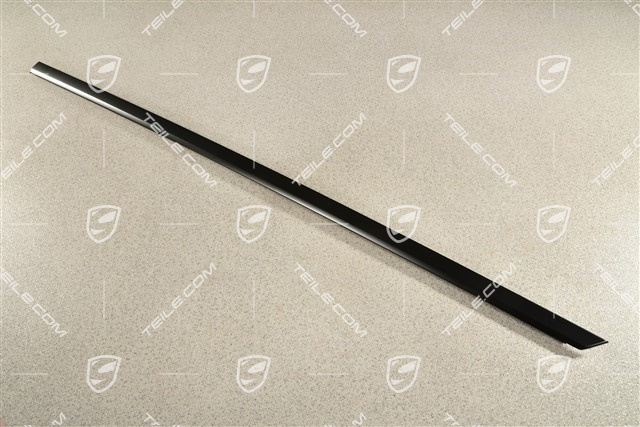 Vordertür Zierleiste, seitlich, Rallyschwarz, L