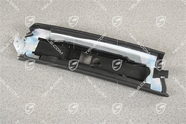 Tapicerka słupka B, Skóra, czarna, Coupe, L