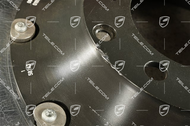 PCCB Ceramic brake disc, rear, R (slightly damaged)