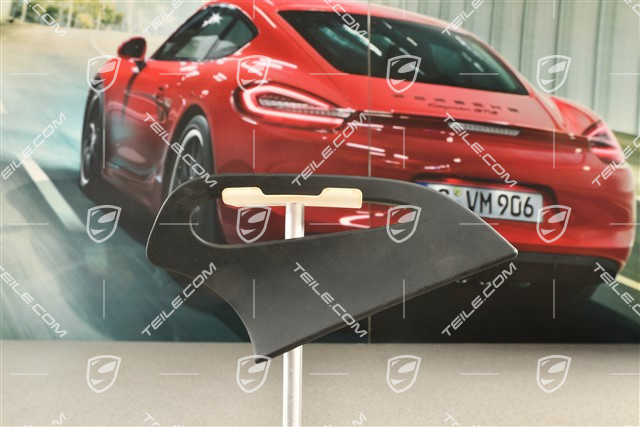 Blenda na pas bezpieczeństwa, tylna, lakierowana na czarno, Coupe, R