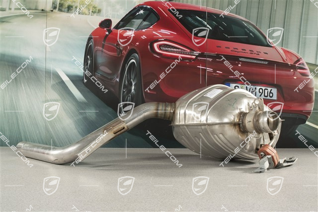 Tłumik końcowy, sportowy układ wydechowy, Panamera S / GTS, L