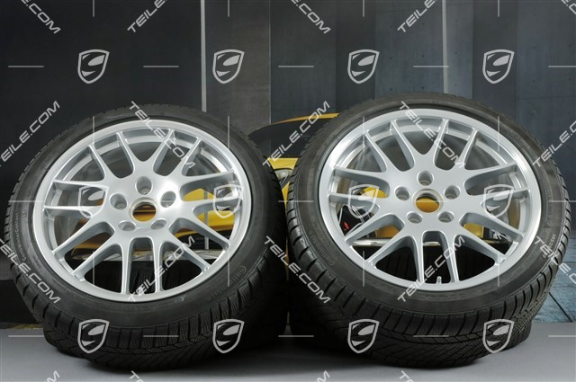 20" Komplet kół zimowych RS Spyder, felgi 9,5J x 20 ET65 + 10,5J x 20 ET65 + NOWE opony zimowe Continental 255/40 R20 + 285/35 R20, z czujnikami ciśnienia RDK