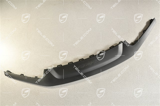 GT4 RS, Front bumper spoiler / Lip, Satin Black