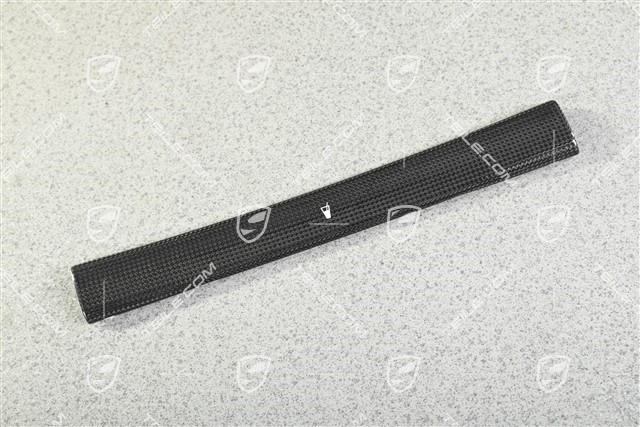 Schalttafelverkleidung / Getränkehalter Zierleiste, mitte, LHD, Carbon / Kohlefaser