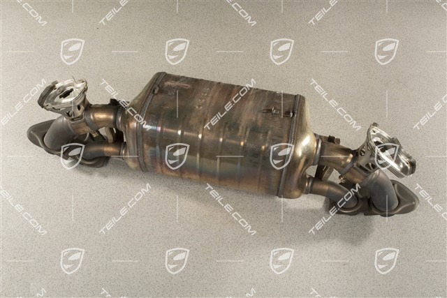 Main exhaust muffler / Silencer, w/o valve control motor