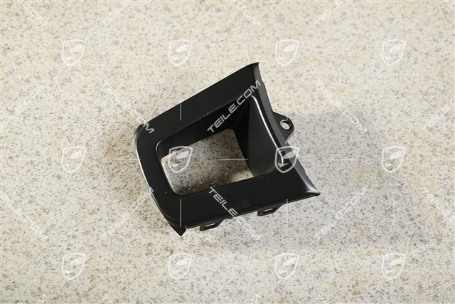 Steering wheel cover trim without heating button, Black matte