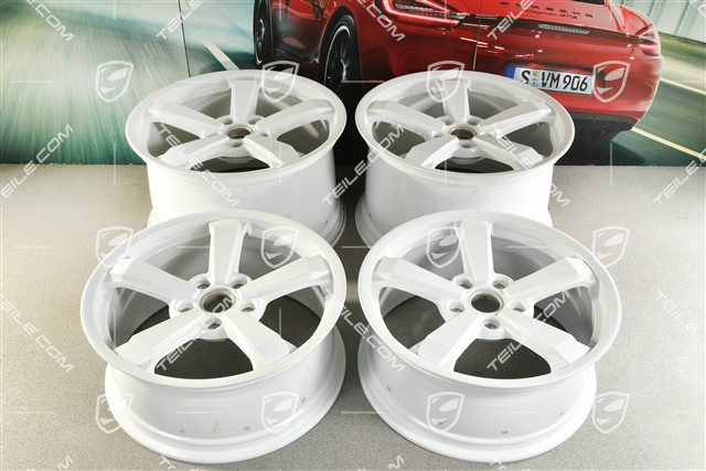 19+20" wheel rim set Dakar, rims: front 8J x 19 ET38 + rear 11,5J x 20 ET68, white