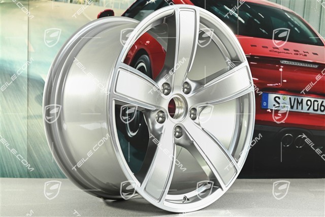 20-inch wheel rim Carrera Sport, 10,5J x 20 ET47, Platinum silver metallic