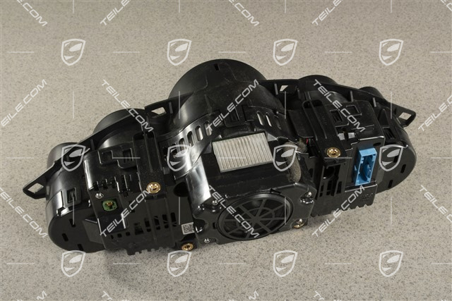 Instrument cluster, PDK, GTS, silver face gauges, black matt