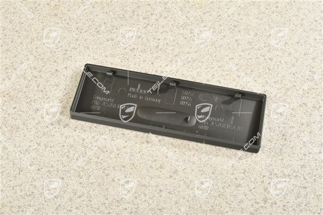 Blende / Abdeckung des Ascher, Schwarz