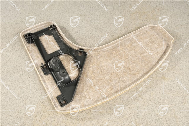 Osłona, Tapicerka bagażnika, perłowy welur, Sand beige, R