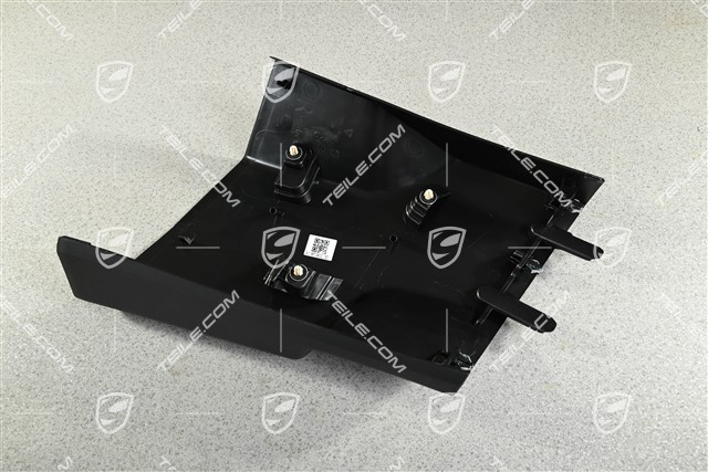 Verkleidung, B-Säule, Unten, Schwarz, R