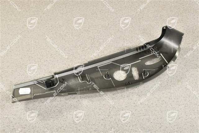 Seat frame trim, electrically adjustable seat, Volcano Grey, R