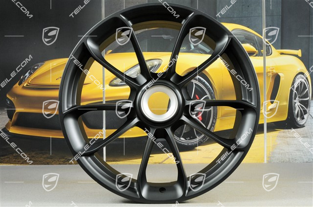 20" felga GT3RS, z napisem GT3RS, 9,5J x 20 ET50, czarny mat