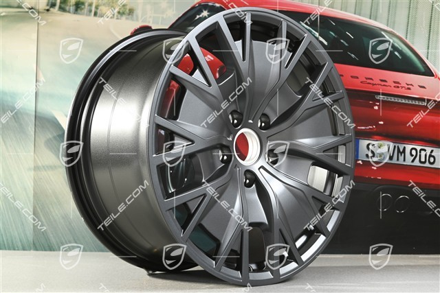 20-inch wheel rim Taycan Turbo S Aero Design, anthracite grey