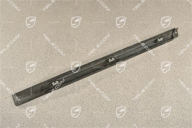 Einstiegsleiste, hinten, aussen, Satinschwarz, L