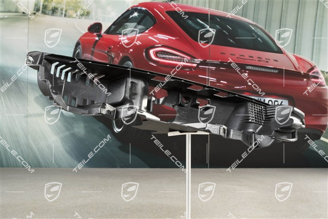 Support frame, lateral, black mat, L