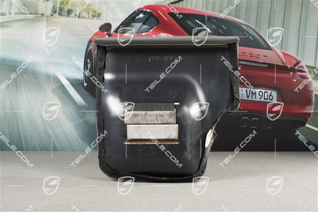 Notsitzkissen, Coupe/Targa, Kunstleder, Graffitigrau, L