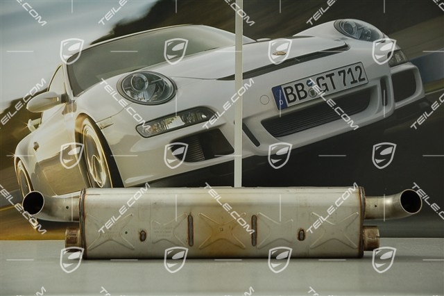Main silencer, Turbo, Facelift 09-