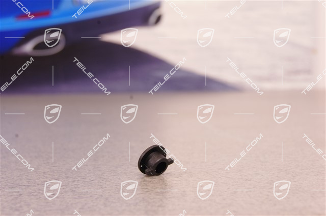 Plastic Cap nut, Satin black