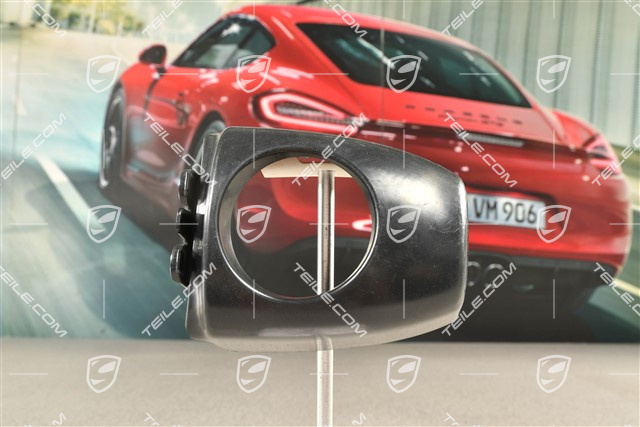 Cover trim ACC, center, Black