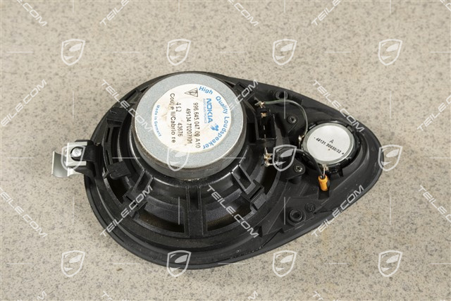 Loudspeaker, satin black, Convertible, rear, L