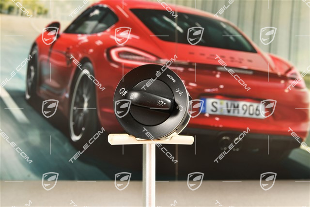 Przełącznik / włącznik świateł, światła jazdy dziennej, czarny mat