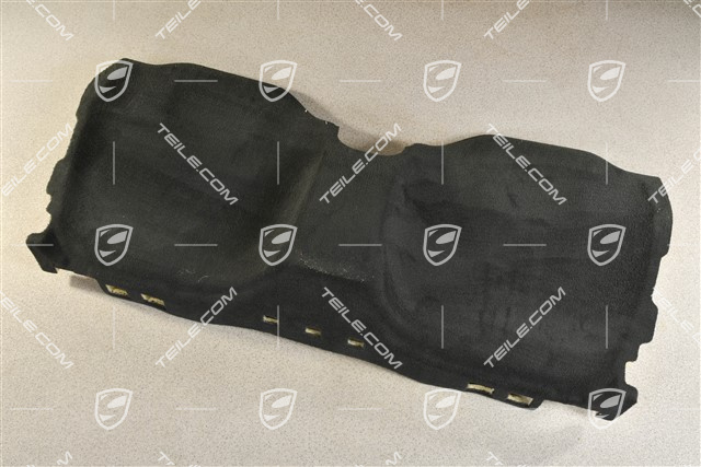 Verkleidung Teppich für Rückwand, Schwarz