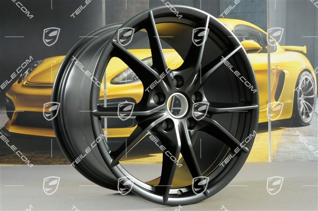 20" Felga Carrera S (IV), 11J x 20 ET78, do 991.2 C2/C2S / do zimowych opon, czarny satynowy mat