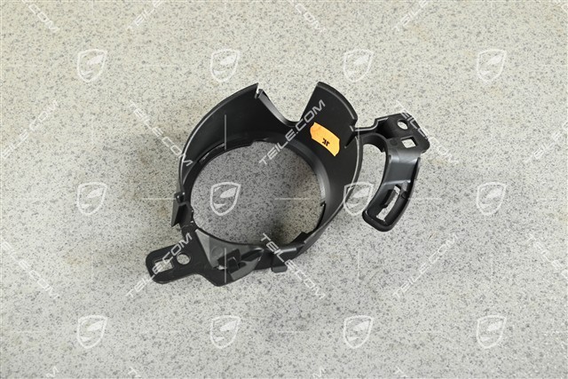 Cover, additional headlamp, Cayman S, Black matte, L