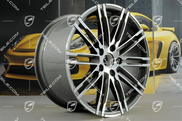 20" Komplet felg Turbo III, felgi przednie 9,5 J x 20 ET 65 + tylne 11 J x 20 ET 68
