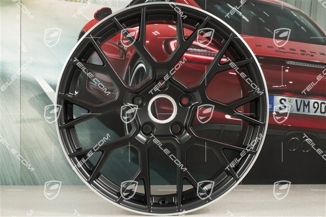 20-inch RS Spyder Design 2, wheel rim, 8,5J x 20 ET50, black satin matt