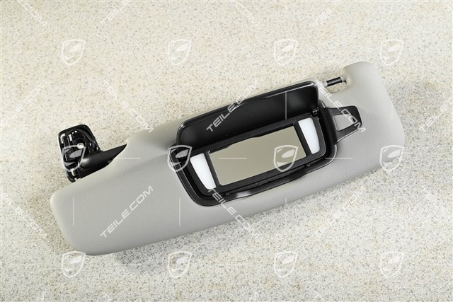 Sonnenblende, mit Spiegel, Platiniumgrau, Coupe, L