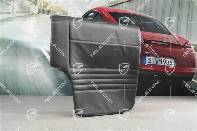 Notsitzkissen, Coupe/Targa, Leder, schwarz, L