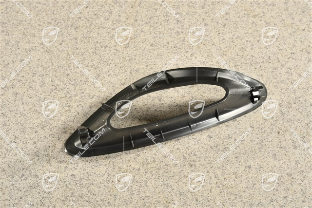 Sicherheitsgurt Abdeckung / Rosette, C-Säule, Schwarz, L