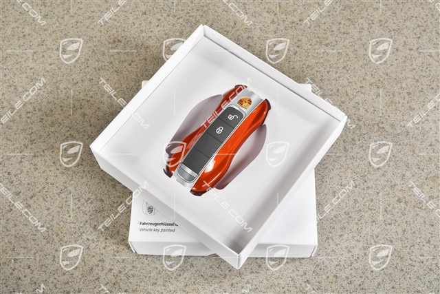 Obudowa kluczyka, Krawędzie boczne kluczyka lakierowane Papaya