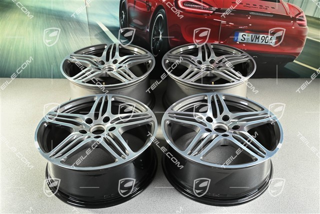 19" Komplet felg TURBO I, przód 8J x 19 ET57 + tył 9,5J x 19 ET46